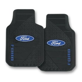 Show details of Ford Factory Style Trim-To-Fit Molded Passenger/Driver Front Floor Mats - Set of 2.